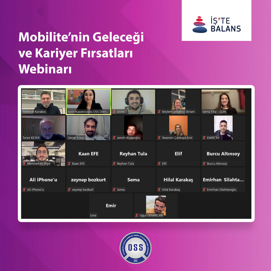 Mobilitenin Geleceği ve Kariyer Fırsatları Webinarı