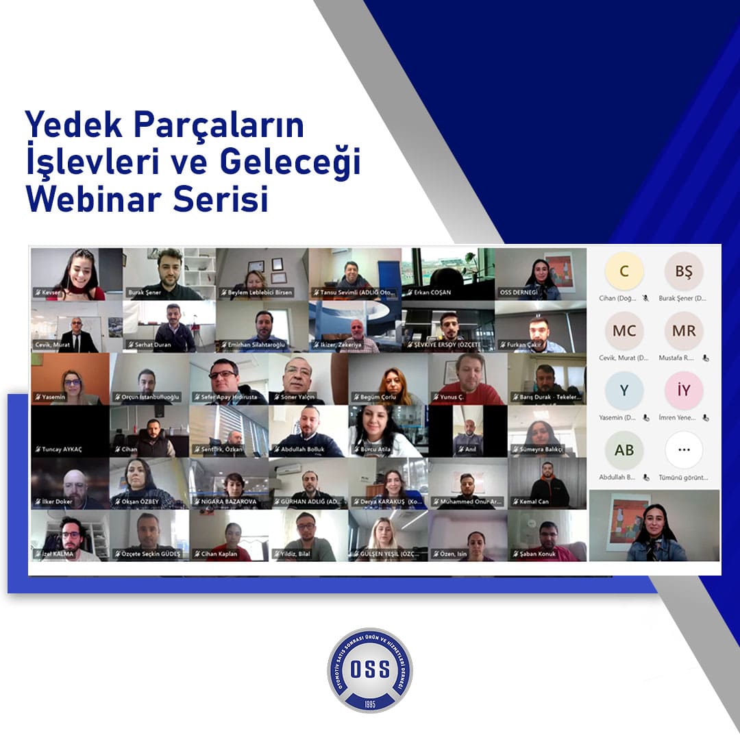 Yedek Parçaların İşlevleri ve Geleceği Webinar Serisi