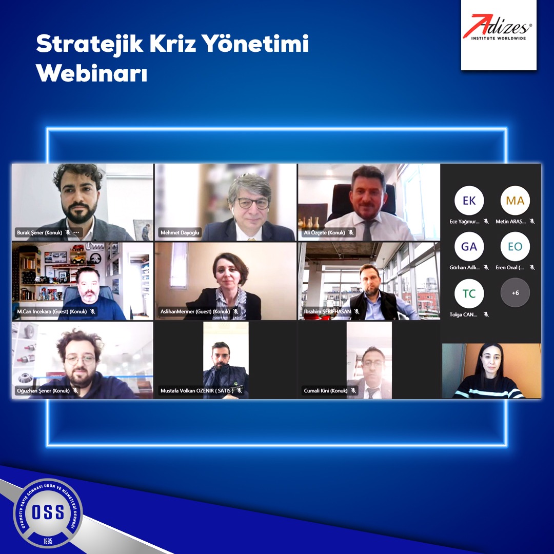 OSS & ADİZES -Stratejik Kriz Yönetimi Webinarı