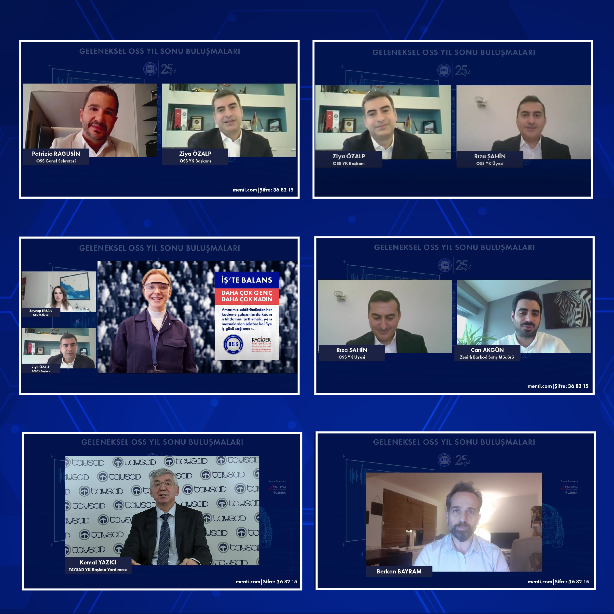 OSS Üyeleri Online Yıl Sonu Buluşmasında  Bir Araya Geldi